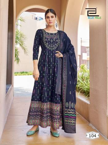 MASAKALI BY BLUE HILLS HEAVY RAYON PRINTED SALWAR KAMEEZ MANUFACTURER IN INDIA